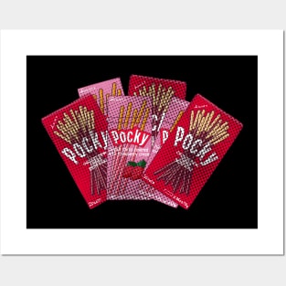 The Japanese Pocky sticks Posters and Art